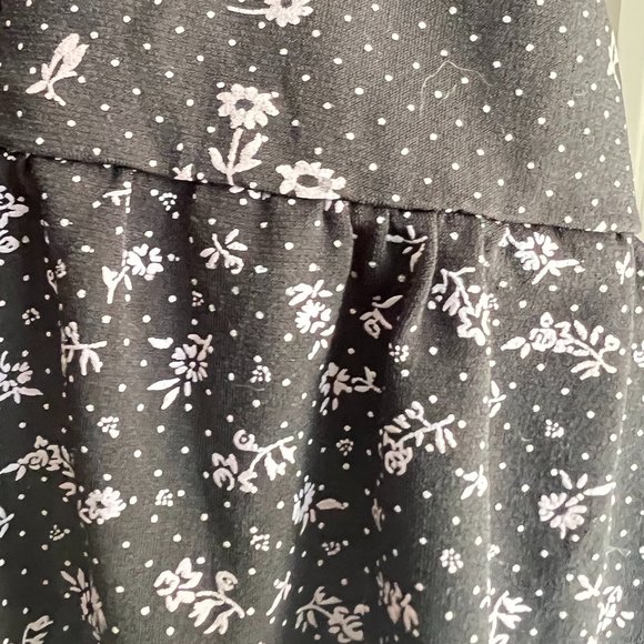 Vintage Bali Black Floral Printed Slip Dress - Picture 10 of 14